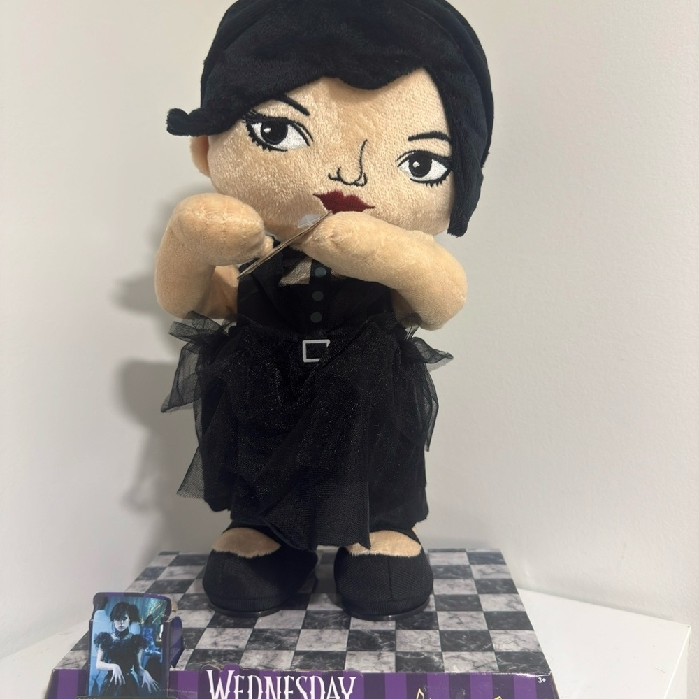 Wednesday Doll with Tulle Dress - Brand New